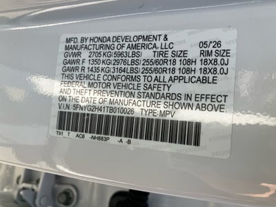 2026 Honda Pilot EX-L