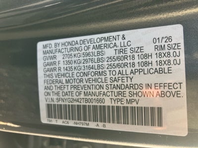 2026 Honda Pilot EX-L