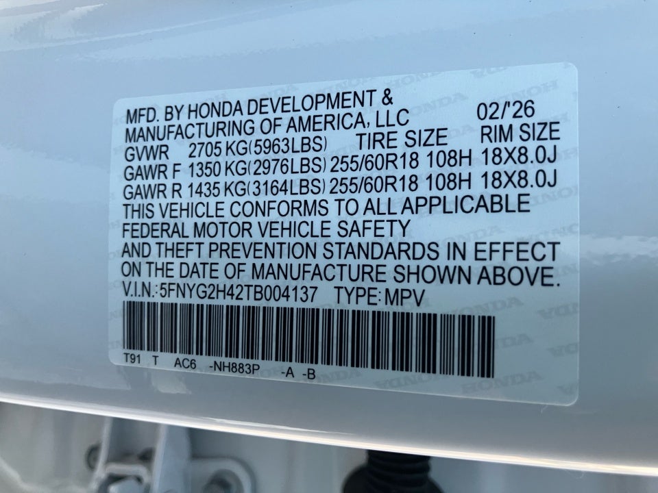 2026 Honda Pilot EX-L