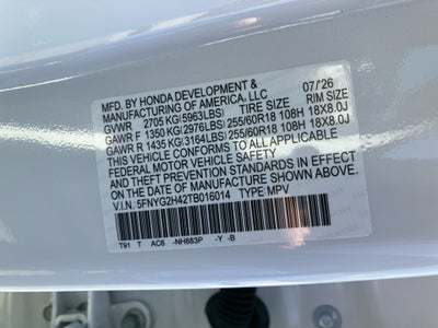 2026 Honda Pilot EX-L