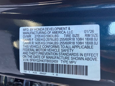 2026 Honda Pilot EX-L