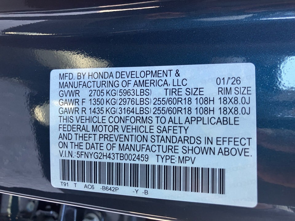 2026 Honda Pilot EX-L