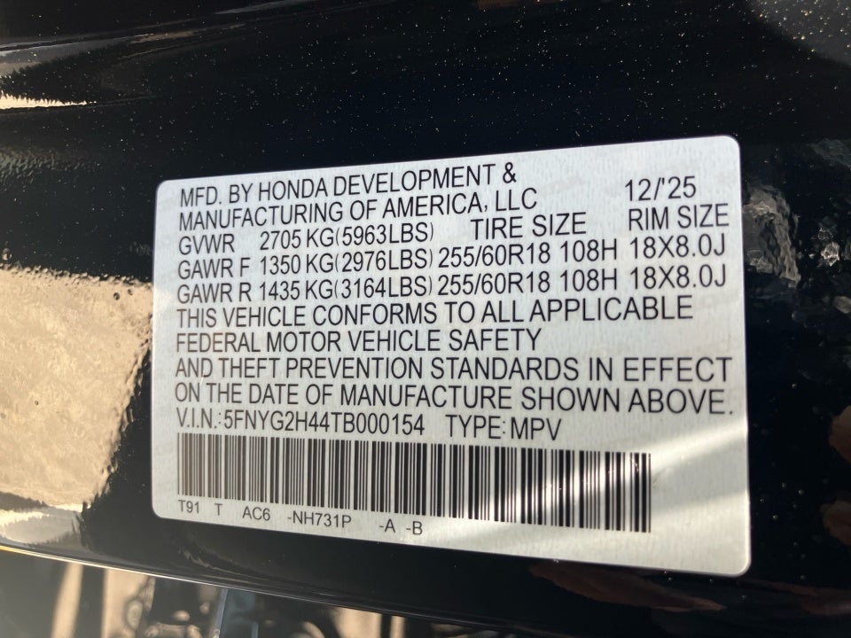 2026 Honda Pilot EX-L