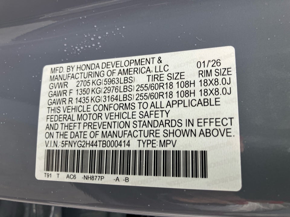 2026 Honda Pilot EX-L