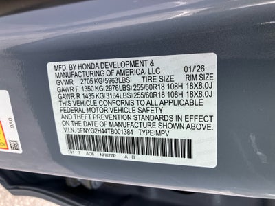 2026 Honda Pilot EX-L