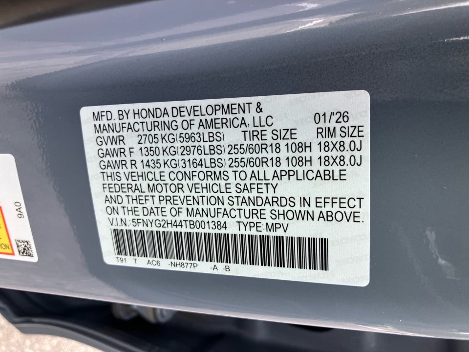 2026 Honda Pilot EX-L