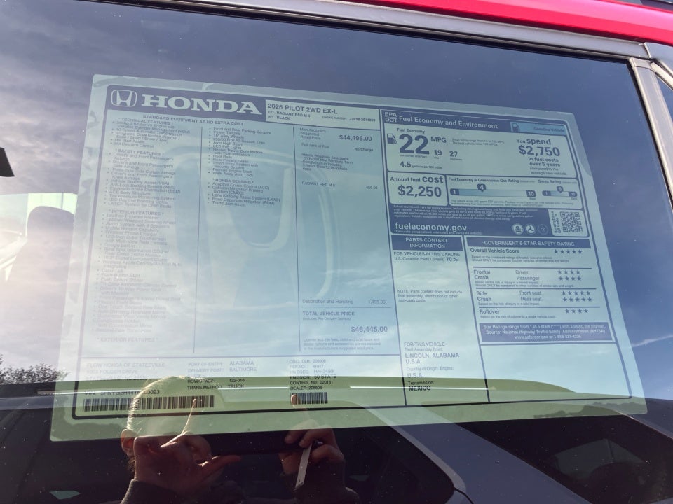 2026 Honda Pilot EX-L