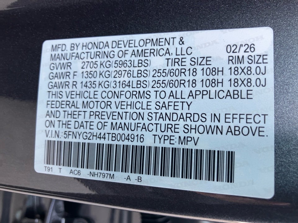 2026 Honda Pilot EX-L