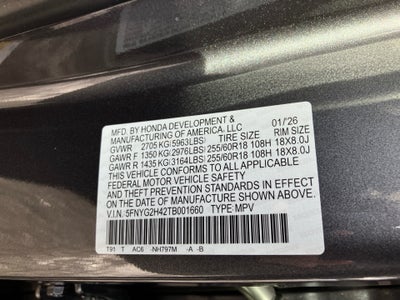 2026 Honda Pilot EX-L