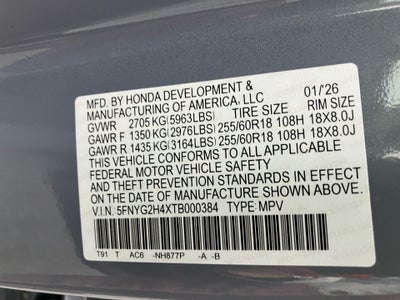 2026 Honda Pilot EX-L