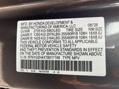 2026 Honda Pilot EX-L