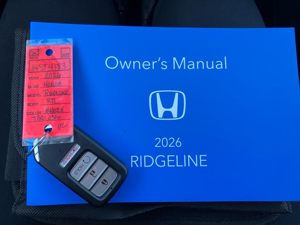 2026 Honda Ridgeline RTL