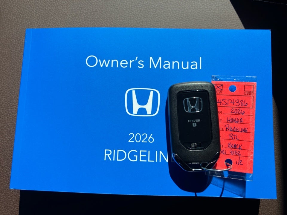 2026 Honda Ridgeline RTL