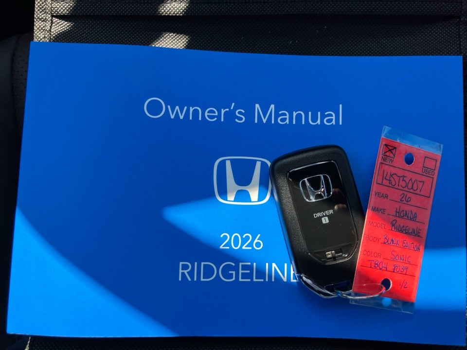 2026 Honda Ridgeline Black Edition