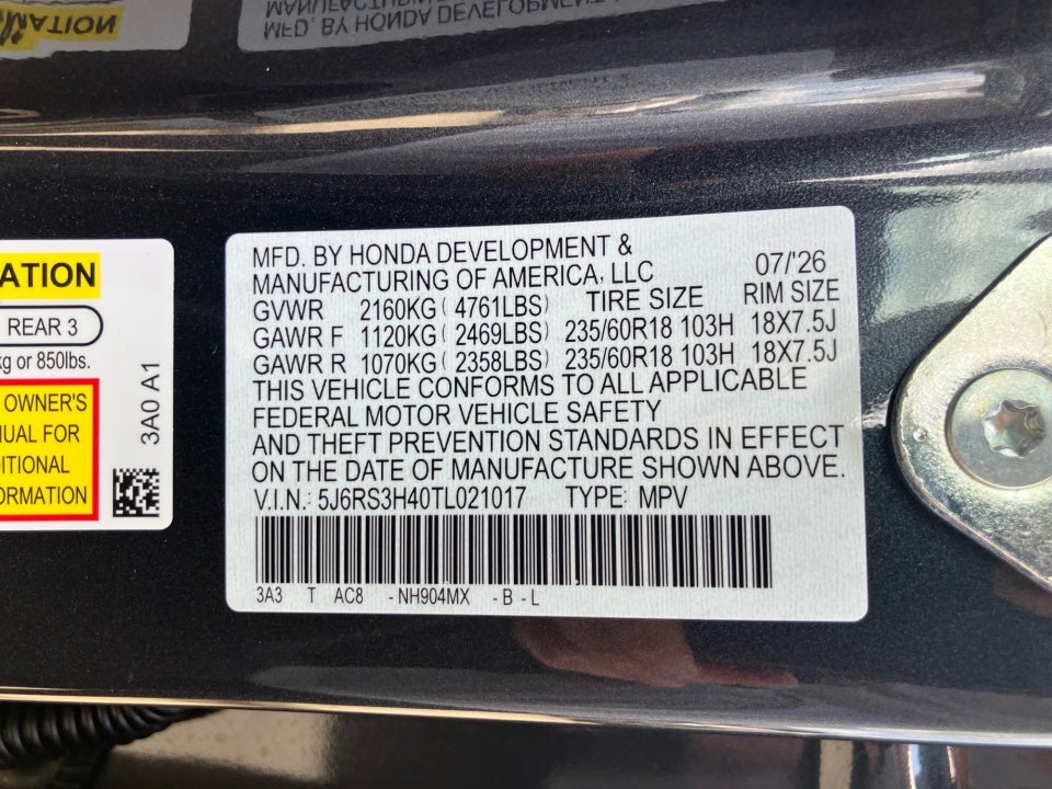 2026 Honda CR-V EX