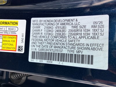 2026 Honda CR-V EX-L