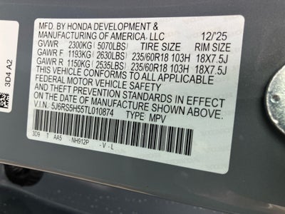 2026 Honda CR-V Hybrid 2WD Sport