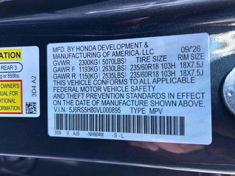 2027 Honda CR-V Hybrid Sport-L