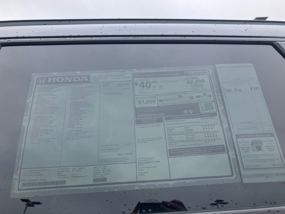 2026 Honda CR-V Hybrid 2WD Sport-L