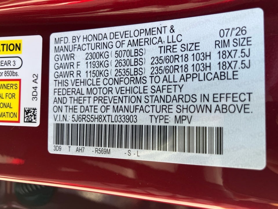 2026 Honda CR-V Hybrid Sport-L