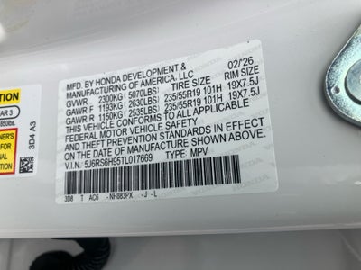 2026 Honda CR-V Hybrid AWD Sport Touring