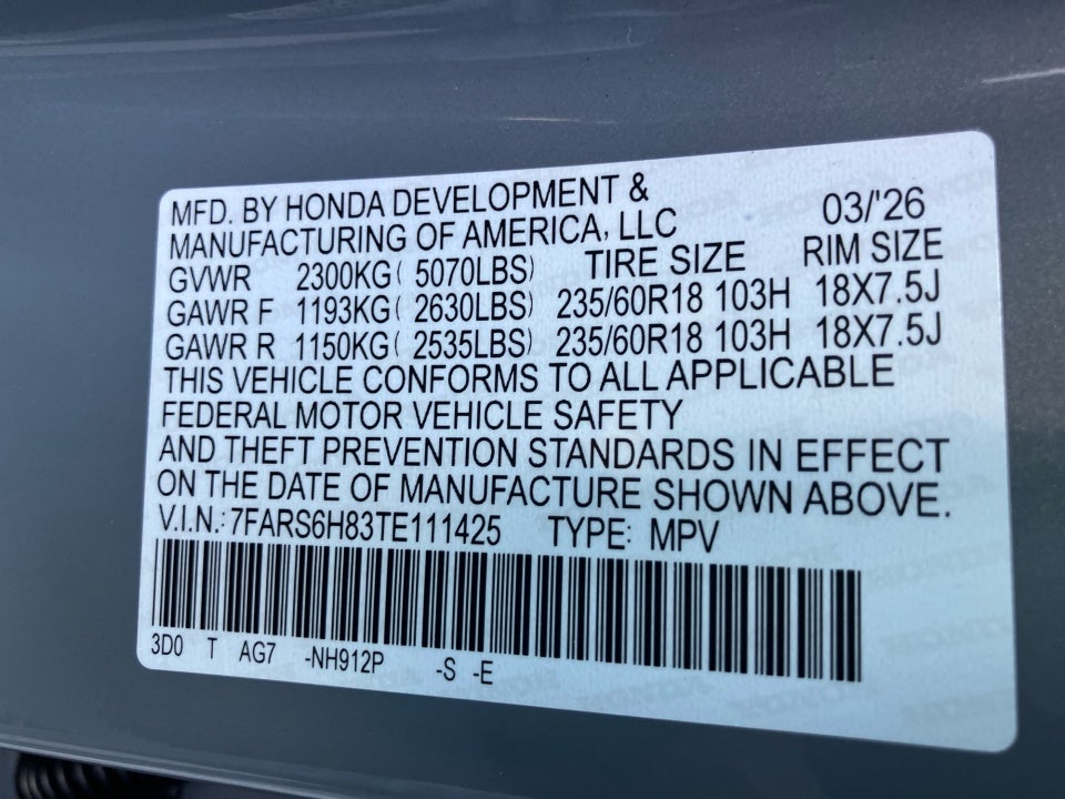 2026 Honda CR-V Hybrid AWD Sport-L