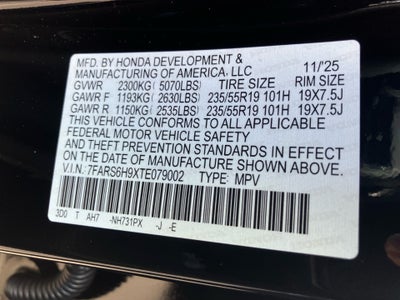 2026 Honda CR-V Hybrid AWD Sport Touring