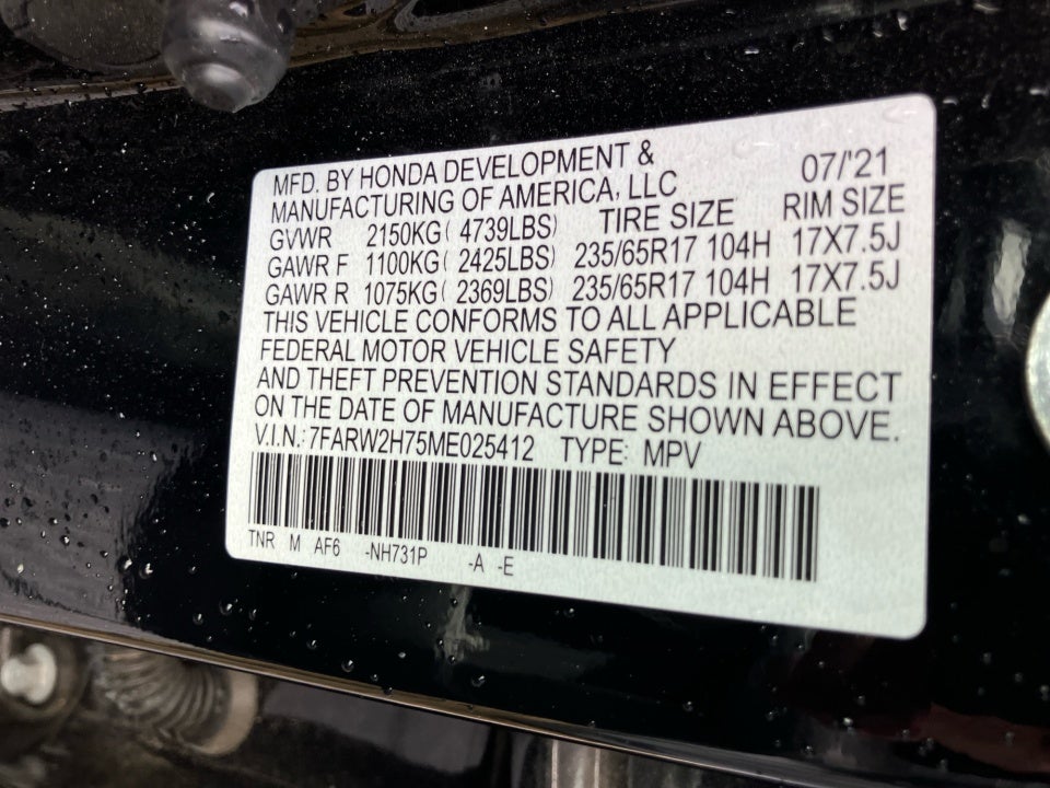 2021 Honda CR-V AWD Special Edition