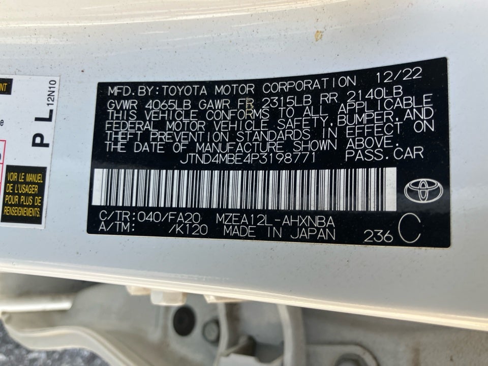 2023 Toyota Corolla Hatchback SE