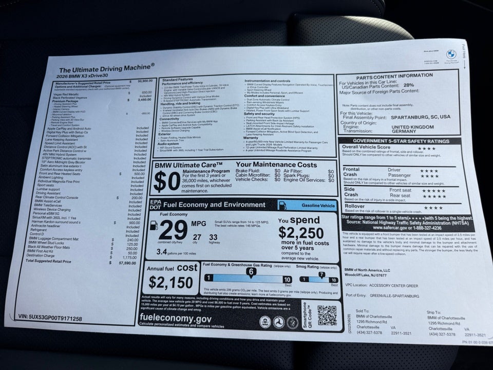 2026 BMW X3 30 xDrive