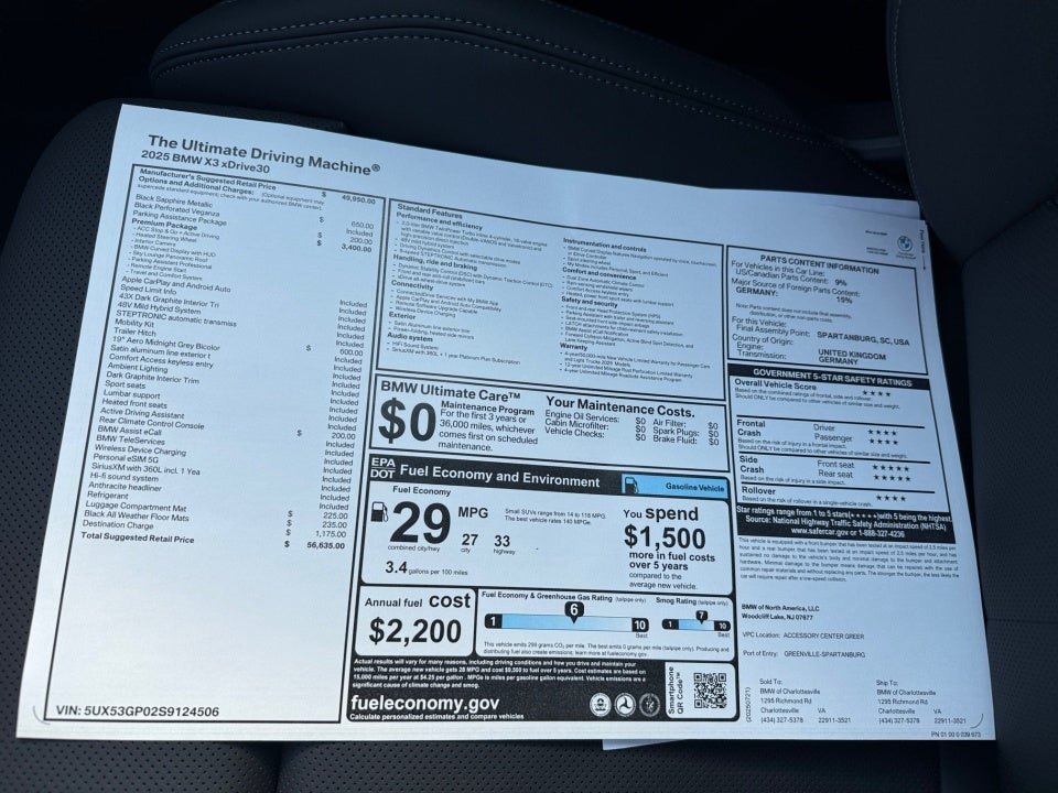 2025 BMW X3 30 xDrive