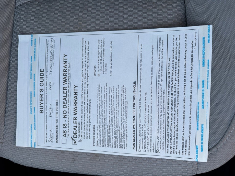 2017 Subaru Forester 2.5i Premium