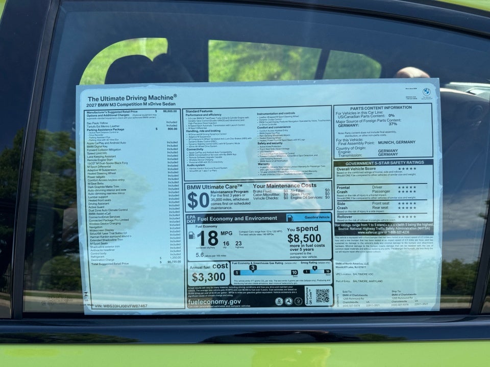 2027 BMW M3 Competition xDrive