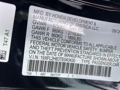 2026 Honda Civic Hatchback Sport
