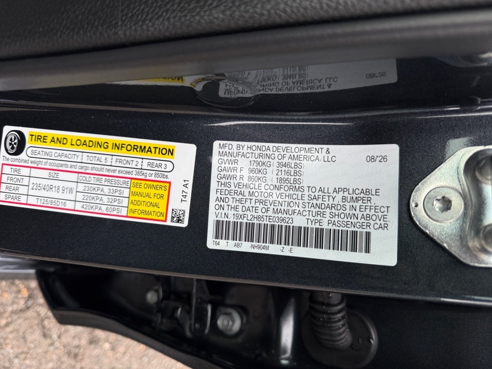 2026 Honda Civic Hatchback Sport
