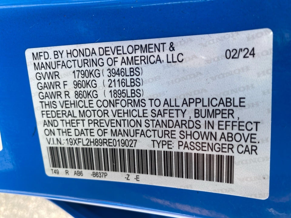 2024 Honda Civic Hatchback Sport