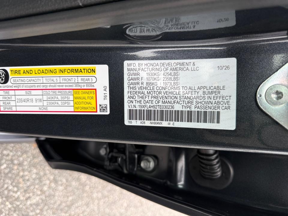 2026 Honda Civic Hybrid Sport Touring
