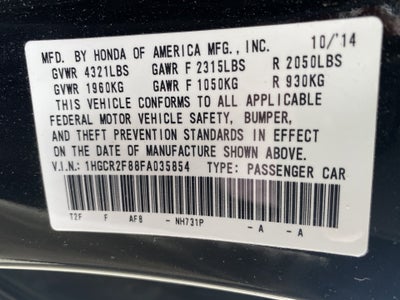 2015 Honda Accord EX-L