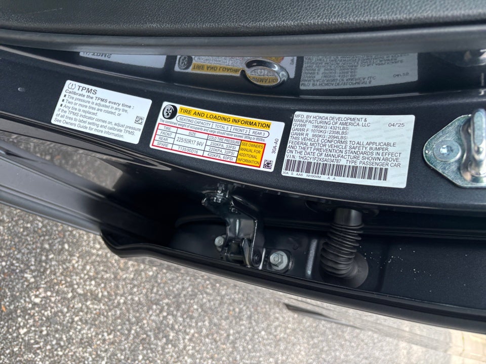 2025 Honda Accord Sedan LX