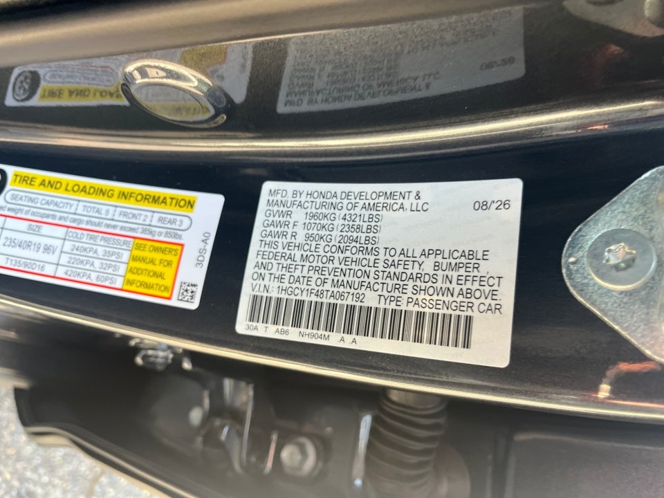 2026 Honda Accord Sedan SE