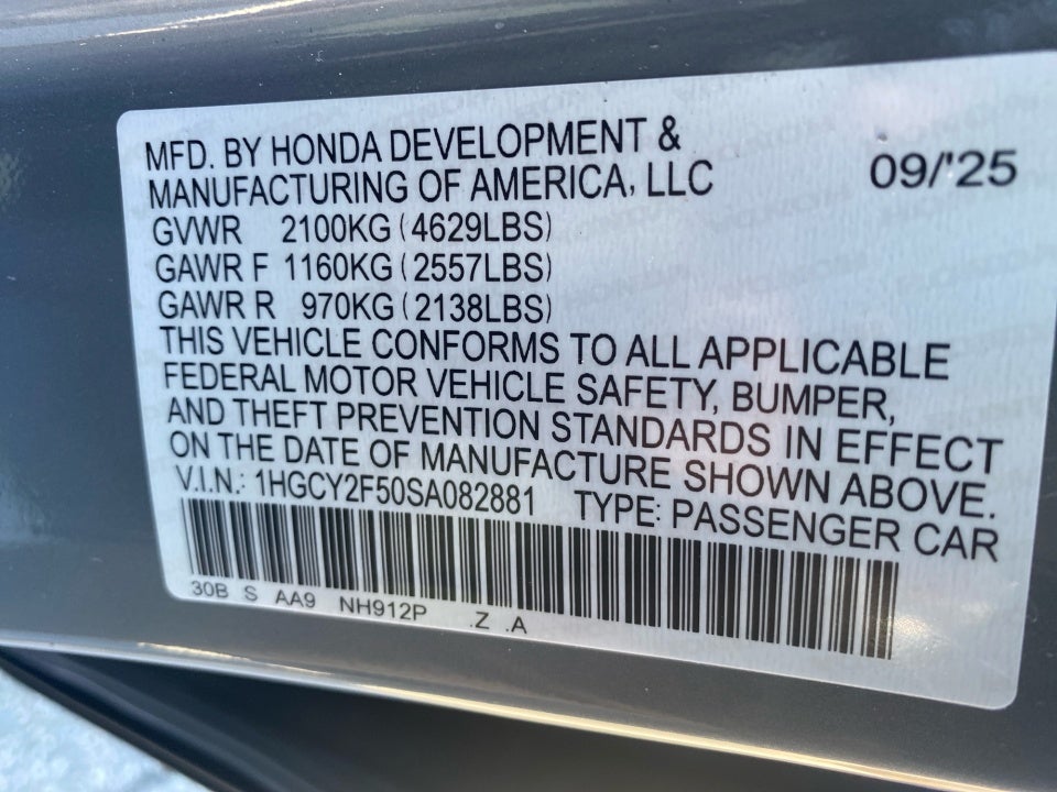 2025 Honda Accord Hybrid Sport