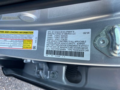 2026 Honda Accord Hybrid Sport