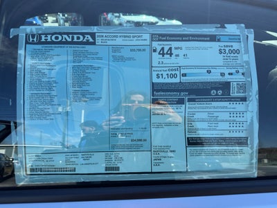 2026 Honda Accord Hybrid Sport