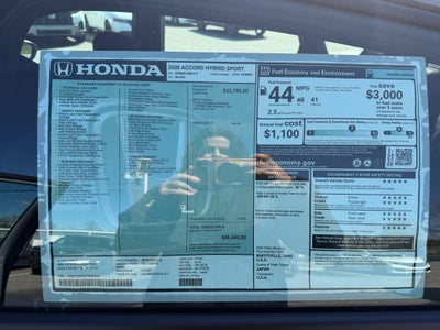 2026 Honda Accord Hybrid Sport