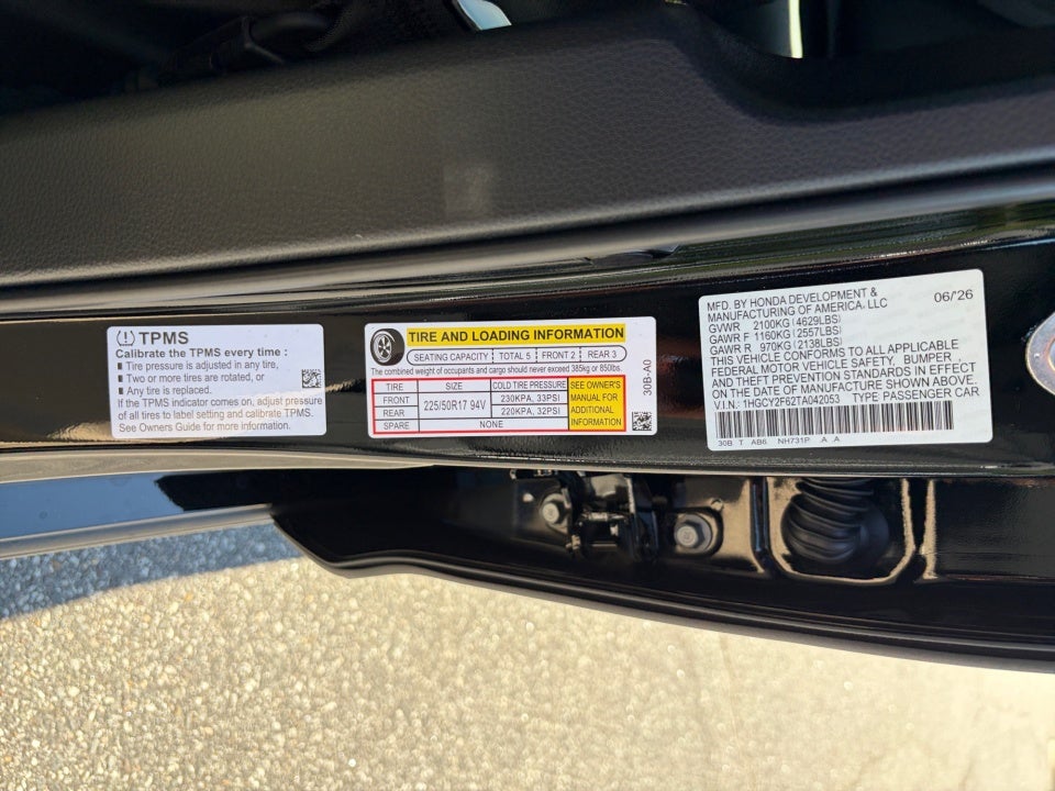 2026 Honda Accord Hybrid EX-L
