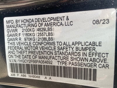 2023 Honda Accord Hybrid EX-L