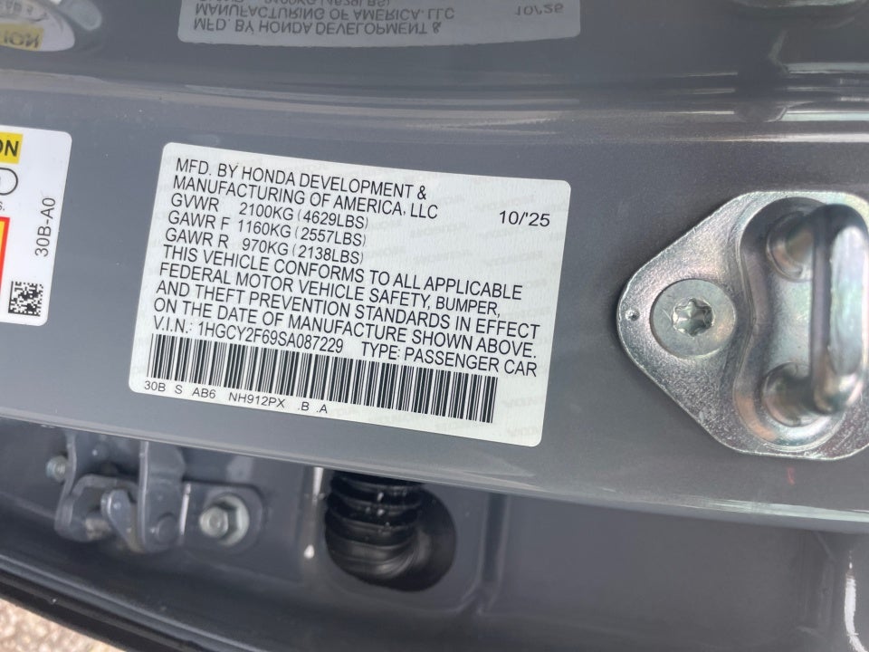 2025 Honda Accord Hybrid EX-L