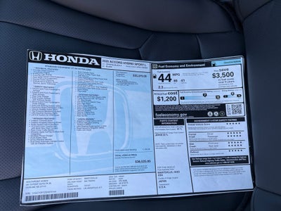2025 Honda Accord Hybrid Sport-L