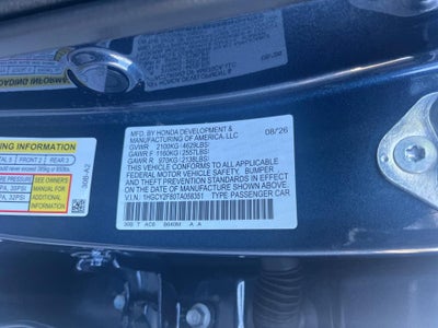 2026 Honda Accord Hybrid Touring