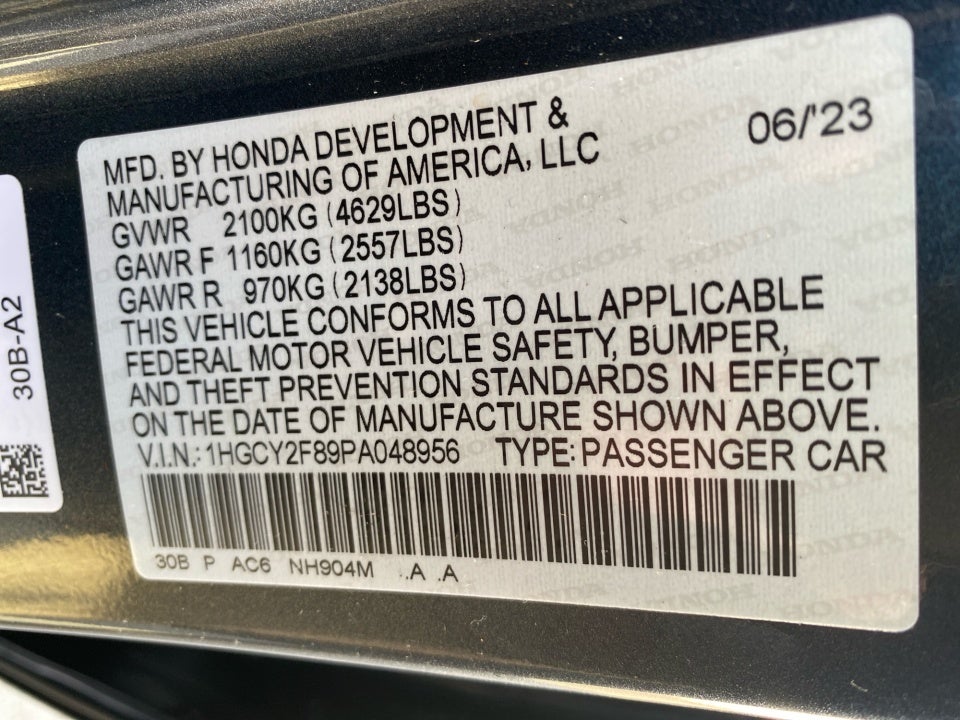 2023 Honda Accord Hybrid Touring